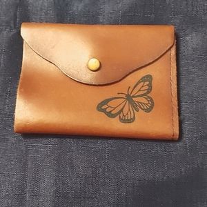 Leather Butterfly Wallet